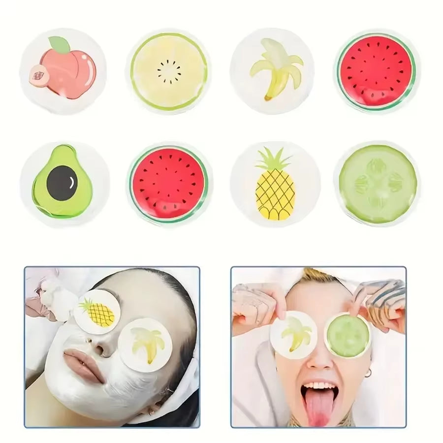 Gel Ice Pack Reusable Cooling Eye Pads and under Eye Patches,Eye Hot Cold Treatment Pack for Redness,Pain Relief and Eye Relax
