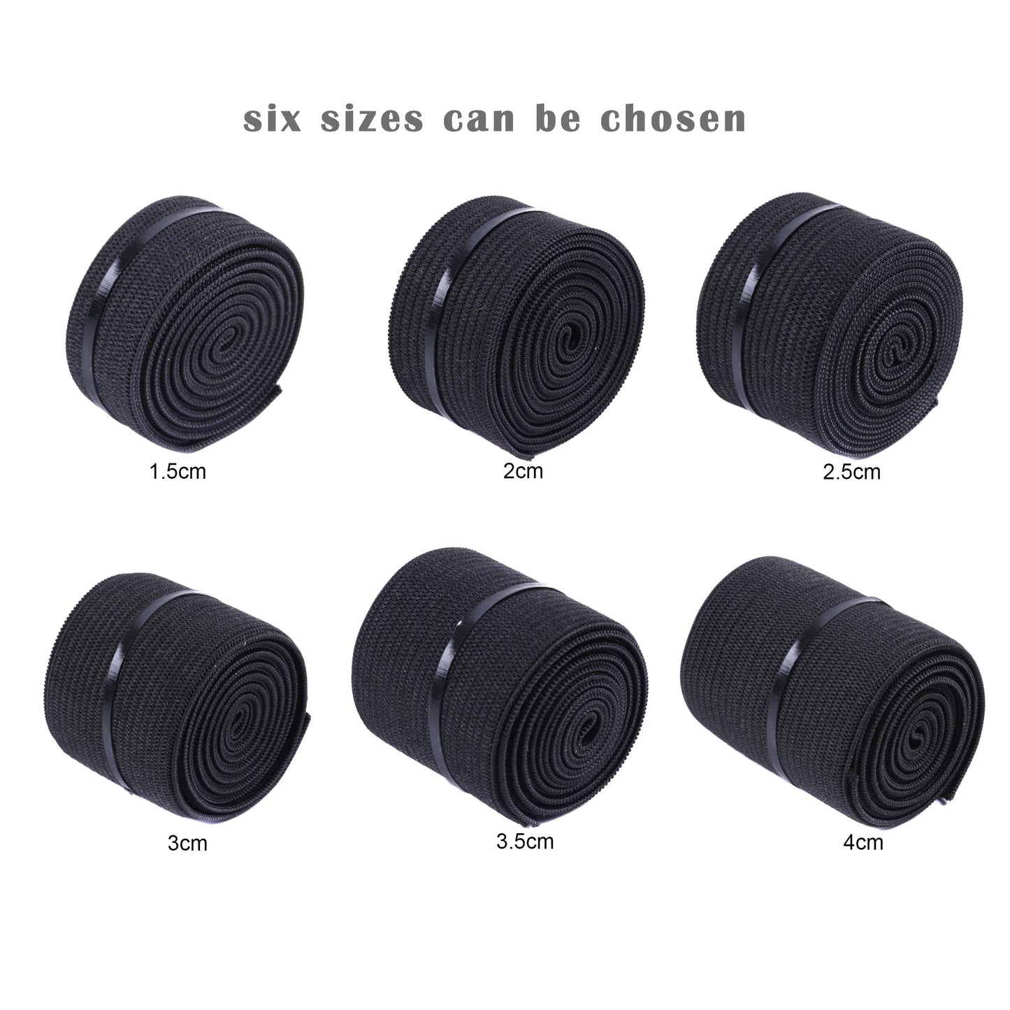 Wig Elastic Band 15 25 35 40Mm Wig Band for Hairnet Adjustable Elastic Band for Wig Cap